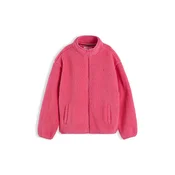 TOMMY HILFIGER Jopa iz flisa mornarska/malina/rdeča/bela