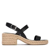 Sandali Calvin Klein Block Heel Espa 50 Slingb Lth HW0HW02903 Črna