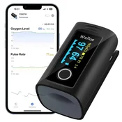 VIATOM Pametni prstni pulzni oksimeter z Bluetooth povezavo