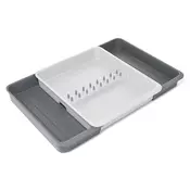 Organizator za kuhinjski pripomočki DRAWERSTORE 8500017 40 x 33 cm, siva, plastika, Joseph Joseph