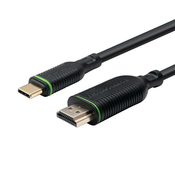 MicroConnect MicroConnet Kabel USB C-HDMI 2.0, 2m 4K60Hz, 18Gbps, 4:4:4, (21221244)