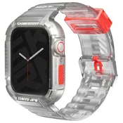Skins SKINARMA PAS + ETUI SAIDO 2V1 ZA APPLE WATCH 45/44MM PROZOREN CLEAR, (21969080)