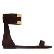 Sandali Elisabetta Franchi SA-88L-62E2-V540 Temno rjava