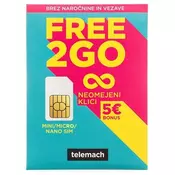 Predplačniški paket, Telemach, SIM Free2go