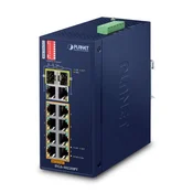 PLANET IFGS-1022HPT network switch Unmanaged Fast Ethernet (10/100) Power over Ethernet (PoE) Blue