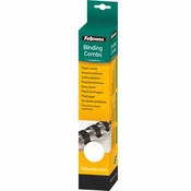Spirala, plasticna, 8 mm, 21-40 listova, FELLOWES, 25 kom, bijela 5330403