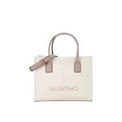 VALENTINO Nakupovalna torba Valentino Sac Cabas Wilk Ecru/Taupe bež
