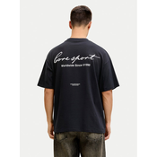 Jack & Jones Majica Dust 12292982 Črna Loose Fit