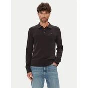 Tommy Jeans Pulover Essential DM0DM20304 Črna Slim Fit