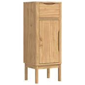 Vidaxl Kopalniška omarica s polico FLORO Voskast rjav 35 x 30 x 90 cm
