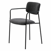 Temno siv jedilni stol Zama – Unique Furniture