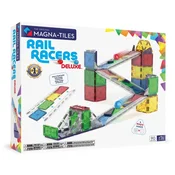 MAGNA-TILES Rail Racers Deluxe – 90-delni konstrukcijski komplet (90361)