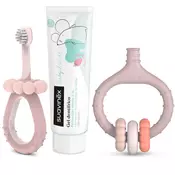 Suavinex Baby & Kids My First Dental Care Set darilni set za dojenčke in otroke Pink