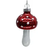 Homestar Božični okrasek GLIVICA JOY 9 cm steklo