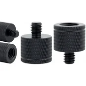 Adapter za redukcijsko tulec 1/4 na stativ M10, črno stojalo za svetilko 20 mm