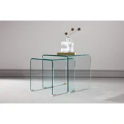 Venture Design Stranska mizica Telemark 42x42x42 cm prozorna