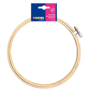 PlayBox: Leseni vezen okvir premera 15 cm.
