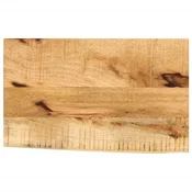 Vidaxl vidaXL Mizna plošča 50x20x2,5 cm naravni rob, surov mangov les