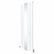 MONSTER Radiator in ventili z ravnim ogledalom - 1800 mm x 565 mm - beli, (21569881)