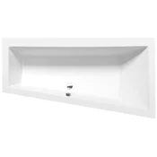 ANDRA R asimetrična kad 160x90x45cm, bela - Bela - 160x90x45 cm - Polysan - 120 - Akrilat - Vgrajena stran - 1600 - Asimetrični - 900 - 450 - 240 - 52 - 14