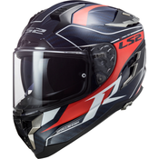 Integralna motociklisticka kaciga LS2 FF327 Challenger C Grid crna-plava-crvena