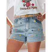 Spodenki damskie jeansowe STARSHINE niebieskie Dstreet