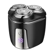 SARAHE Mini magnetni brivnik z glavo, pametni električni brivnik z LED zaslonom, barva: črna, (22149244)