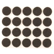 Drsnik iz filca samolepilni o17 x 3 mm rjav 20 kos