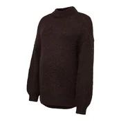 Vero Moda Maternity Pulover VMMAYBE temno rjava