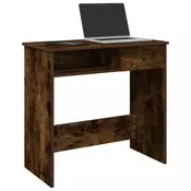 Vidaxl vidaXL Pisalna miza, dimljen hrast, 80x40x75 cm, material na osnovi lesa