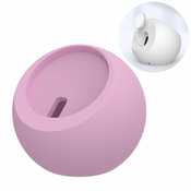 slomart magsafe induktivni polnilec za iphone in polnilec za apple uro stojalo za telefon choetech white pink