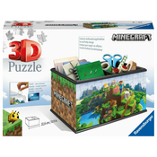 Ravensburger - Puzzle 3D puzzle úložný box: Minecraft dijelova
