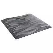 vidaXL Stenske plošče 24 pcs Siv kamen 50 x 50 cm XPS Pena
