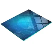 shumee Fikcja Večnamenska kaljena steklena kuhinjska dekorativna plošča 60x52 cm