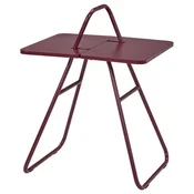 IKEA PS 2026 Pomožna miza, temno rdeča, 50x40 cm