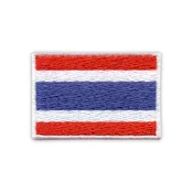shumee Našitek zastave Tajske - magnetna podlaga - vezen našitek/značka/emblem