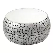 Livetastic KLUBSKA MIZA, 66/32/66 cm srebrne barve