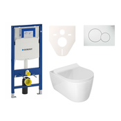AL010 Glacera Alfa wc školjka s kompletom Geberit Duofix 111.300.00.5 Sigma01
