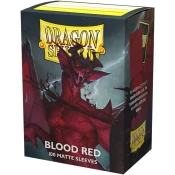 Dragon Shield 100 Standard Sleeves - Blood Red Matte