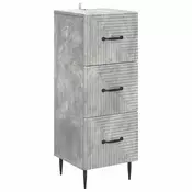 Ormar s ladicama Betonska siva 33 x 34,5 x 89,5 cm