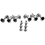 Partsland J101-CR-R3L3 Chrome Uglaševana mehanika za kitare (Kot novo)