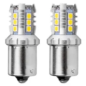 slomart AMiO LED žarnici Canbus BA15S P21W bela 12V/24V, 16xSMD 3030