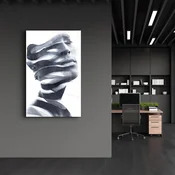 Wallity Dekorativna slika na kaljenom staklu, 70x110cm, Šarena