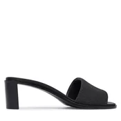 Natikači Calvin Klein Block Heel Sandal Aop HW0HW03016 Črna