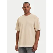 G-Star Raw Majica Washed Distressed D28896-E401 Bež Relaxed Fit