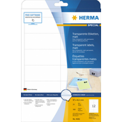 Herma etikete 97,0x42,3 A4/12 1/25 transparent ( 02H4682 )