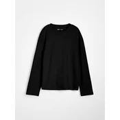Sinsay - Pamucna bluza sa dugim rukavima - crno