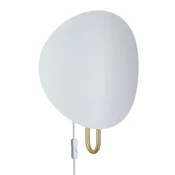 STENSKA SVETILKA SPARGO BELA/MEDENINA E27 IP20 2320361001