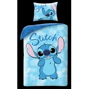 shumee Bombažna posteljnina 160x200 Lilo in Stitch Hit Youth modra
