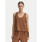 Marella Top Umico 2613161024 Rjava Regular Fit